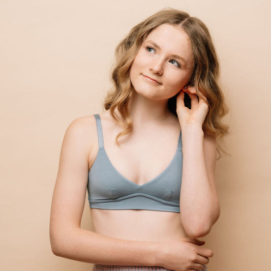 Evie Bra - Pigeon Blue