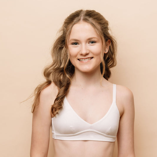 The Evie Bra - Daisy White